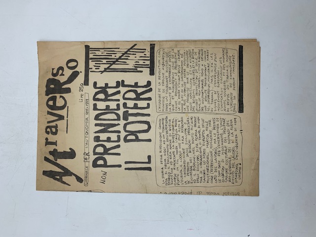 A/traverso. Giornale per l'autonomia, settembre 1977